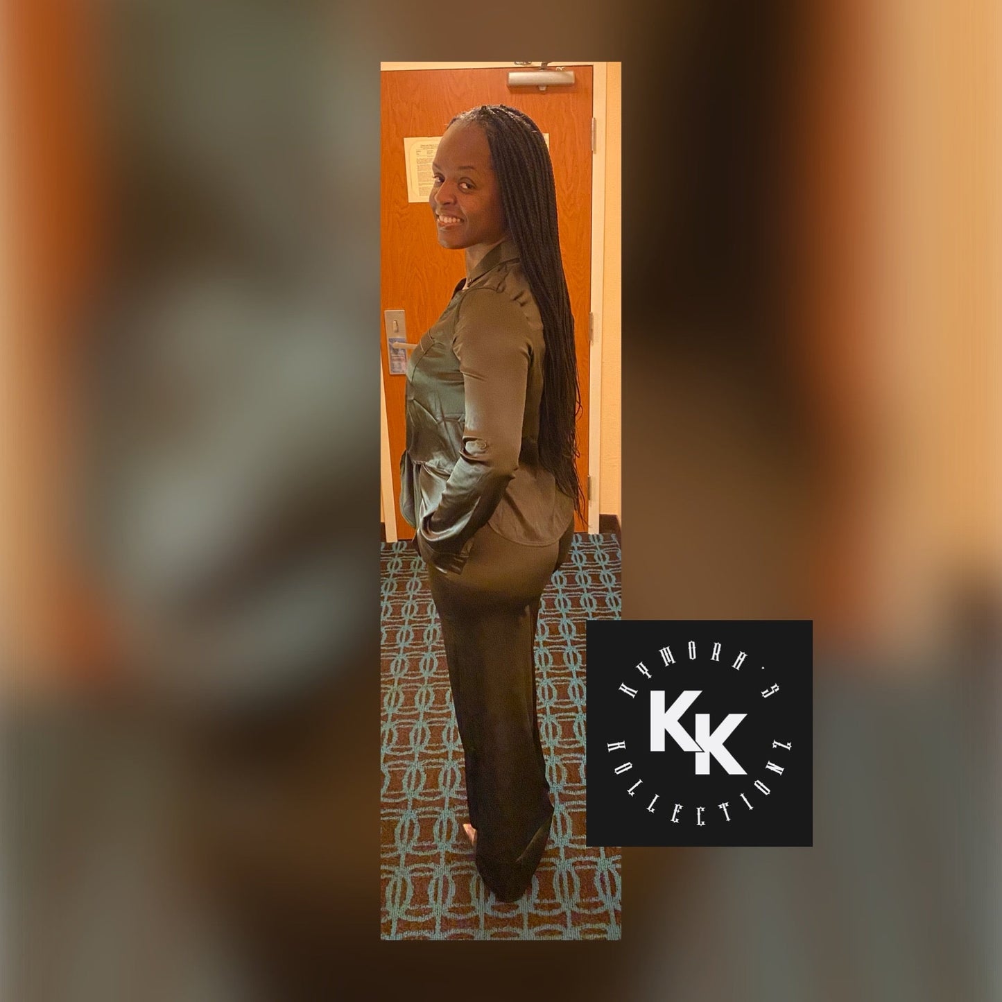 Victoria Front Tie Pants Set