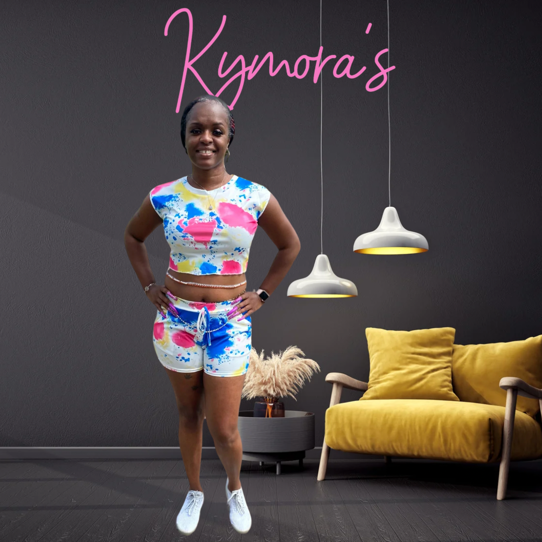 Tanya Multi color Short Set
