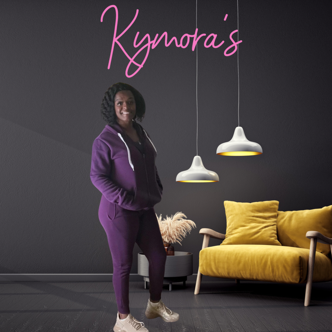 Purple Fleece Jogger Set