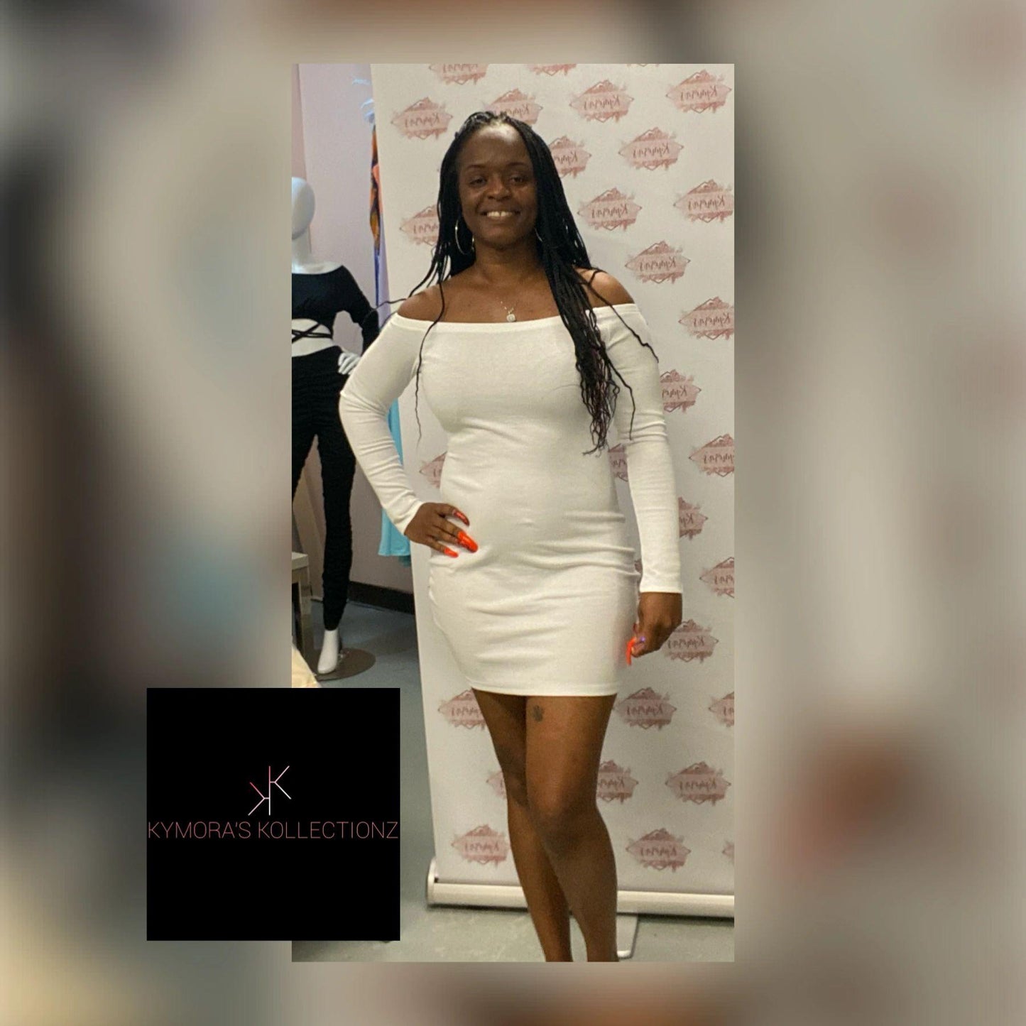 Sexy White Mini Body Con Dress