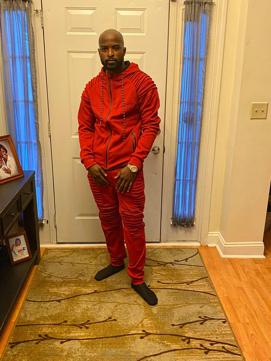 Douglas Men’s Track Suit Red