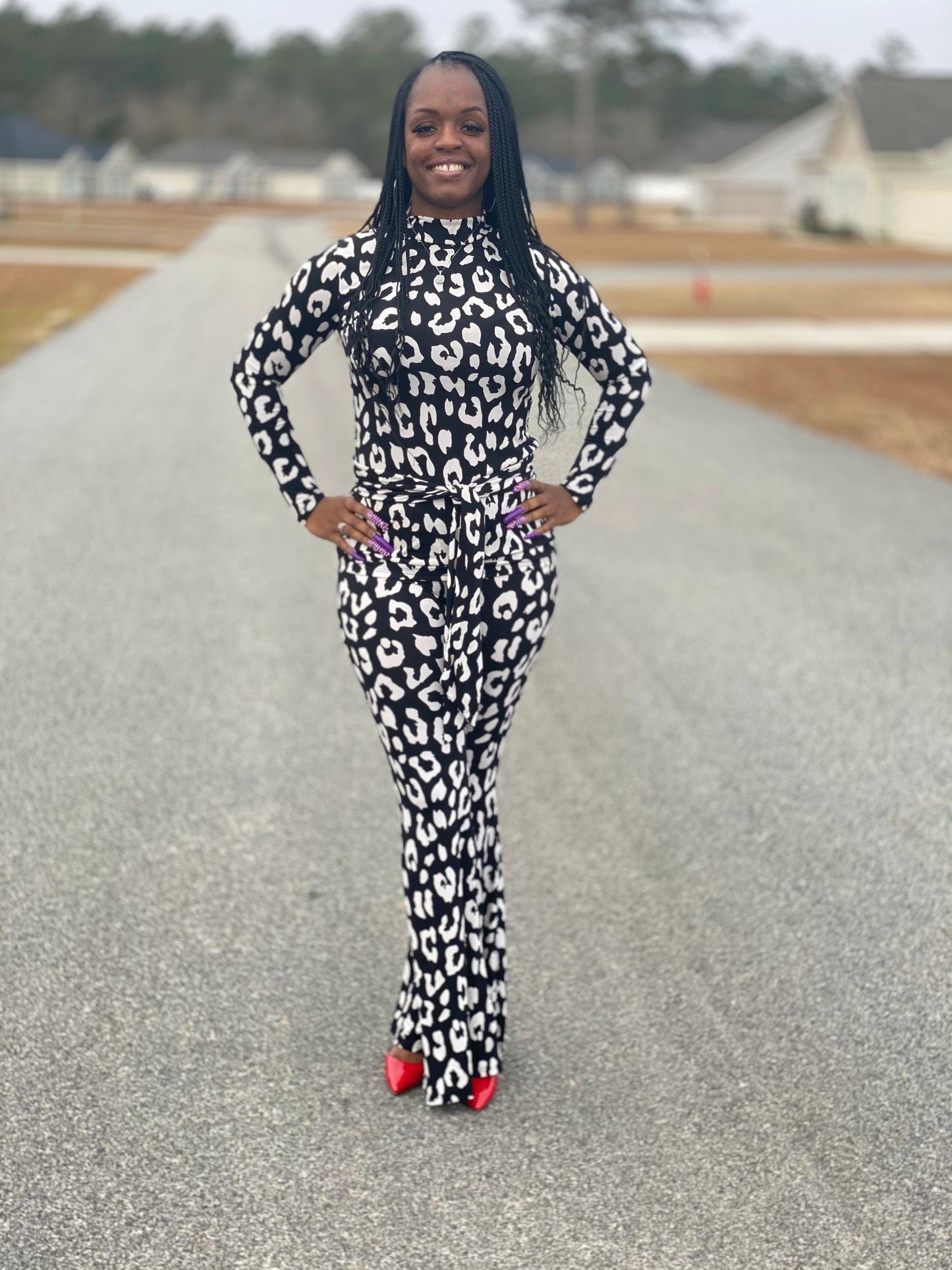 Kasey Wide Leg Pants Suit