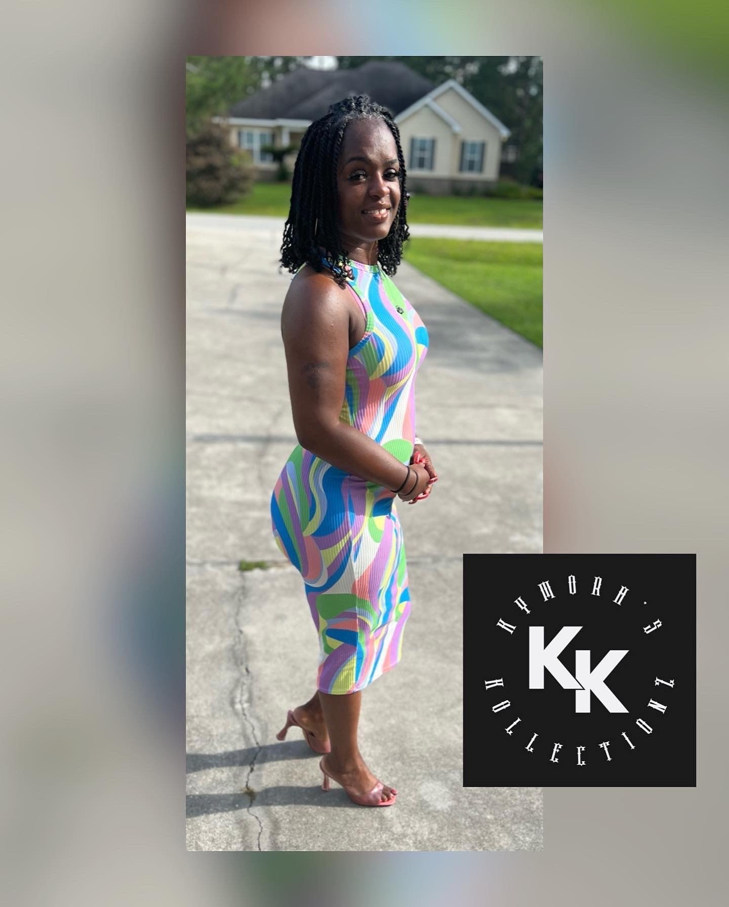 Shalonda Multicolored Dress