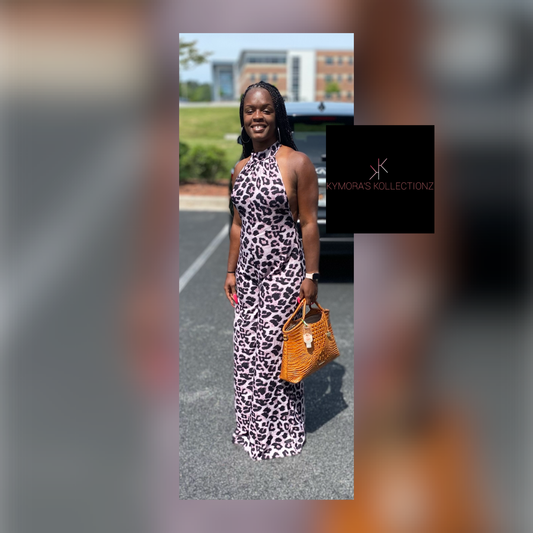 Backless Halter Jumpsuit