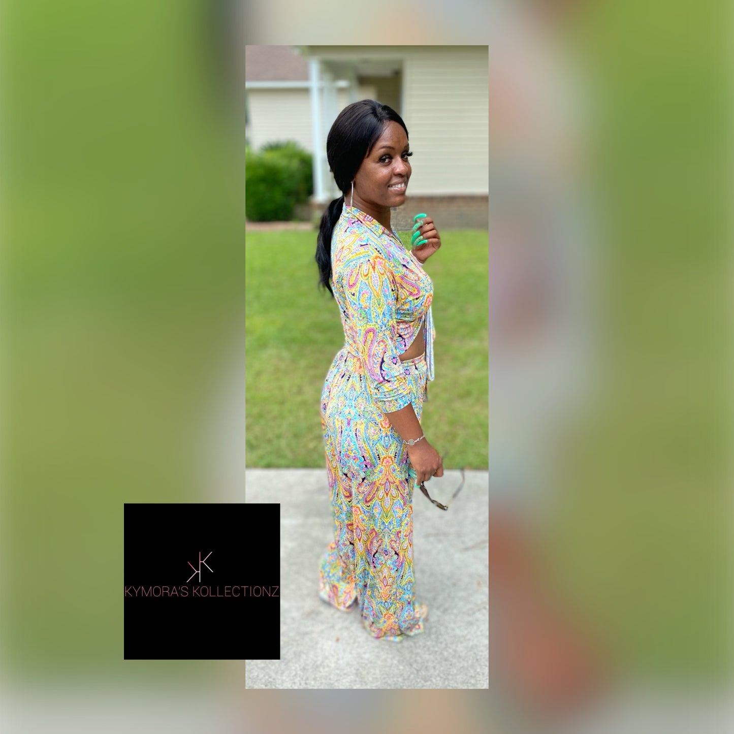 Lauryn High Waist Pants Set