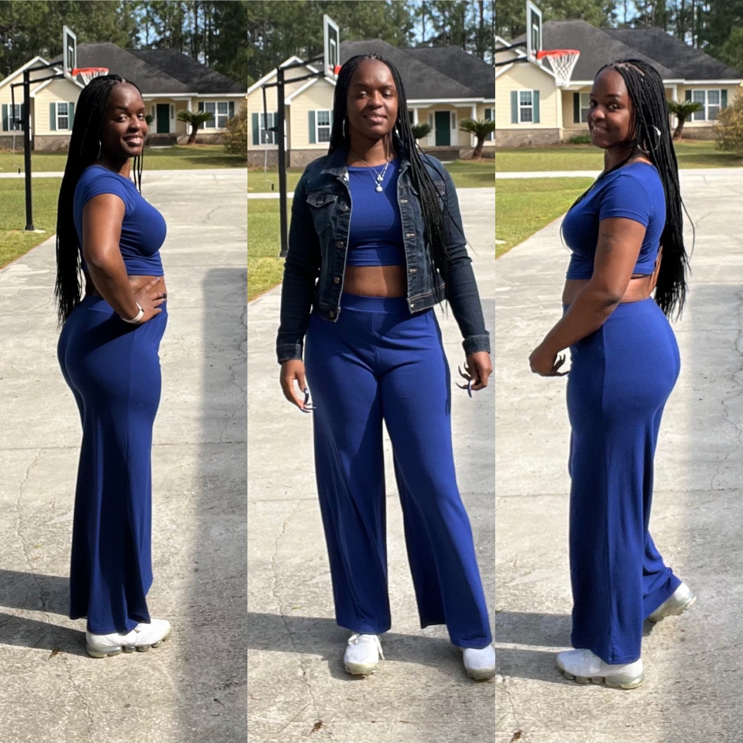 Shayla High Waist Pants Set