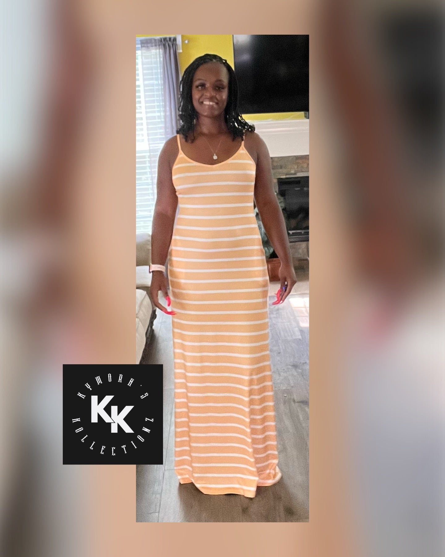 Striped Maxi Dress