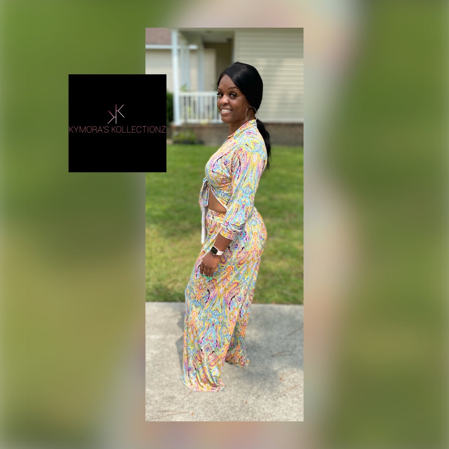 Lauryn High Waist Pants Set