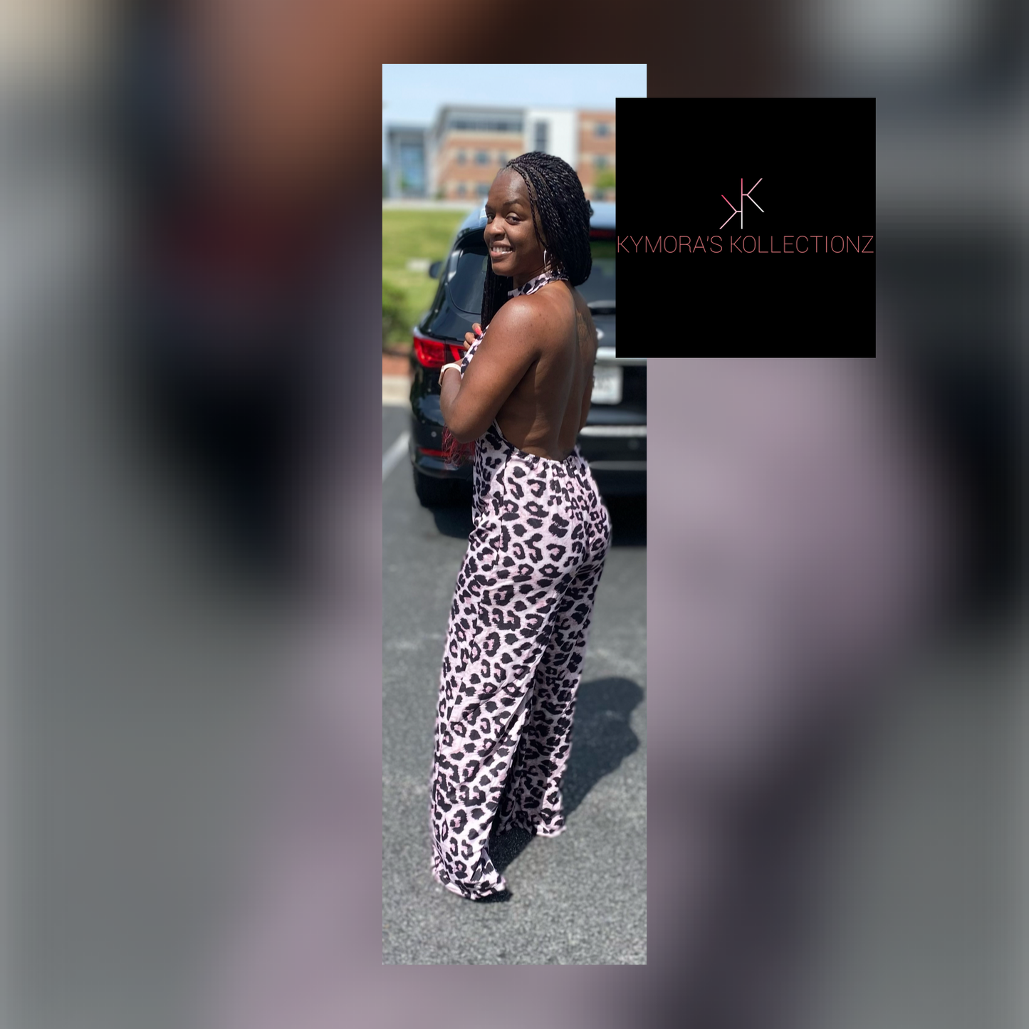 Backless Halter Jumpsuit