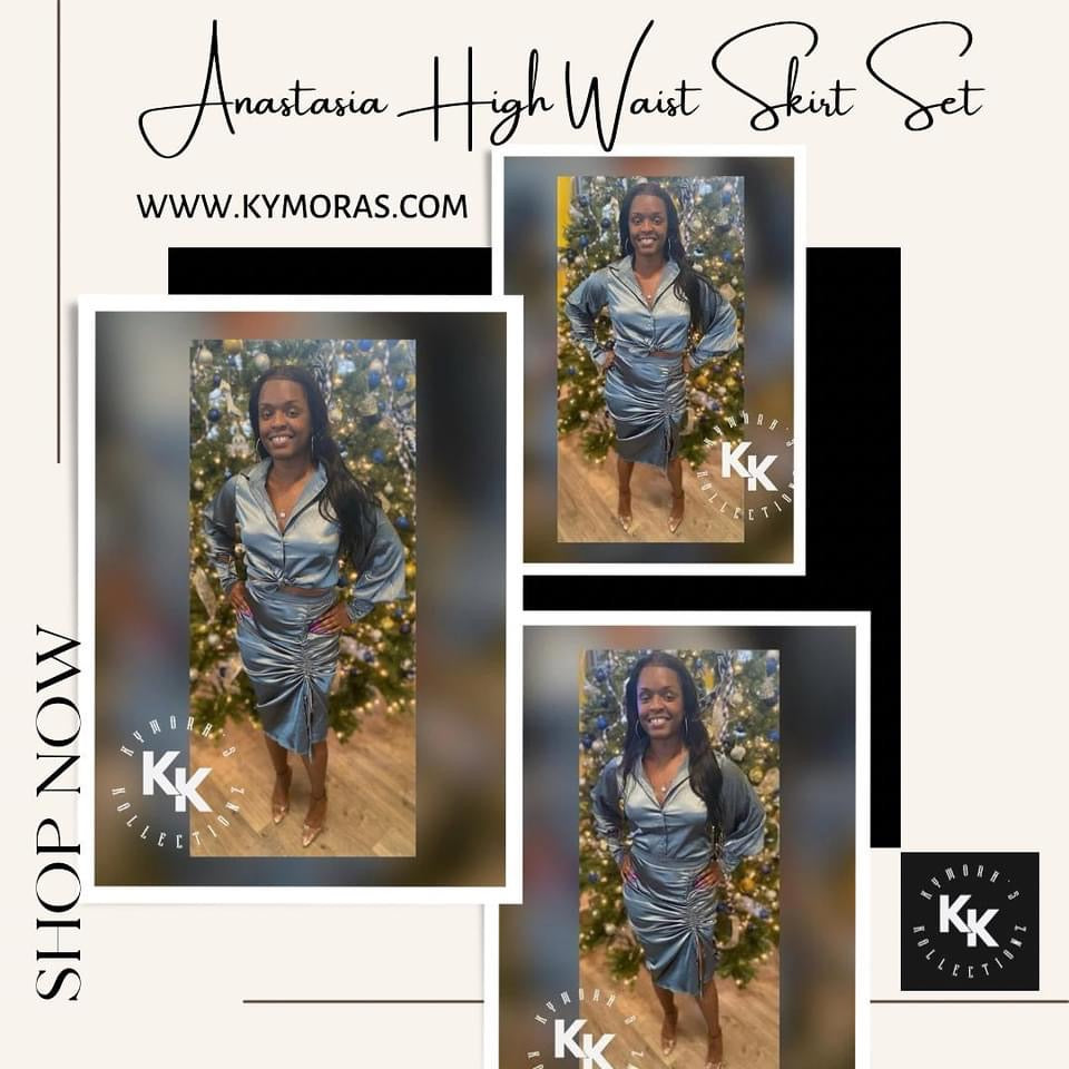 Anastasia High Waist Skirt Set