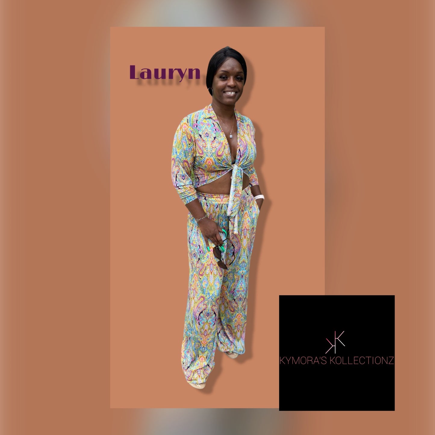 Lauryn High Waist Pants Set
