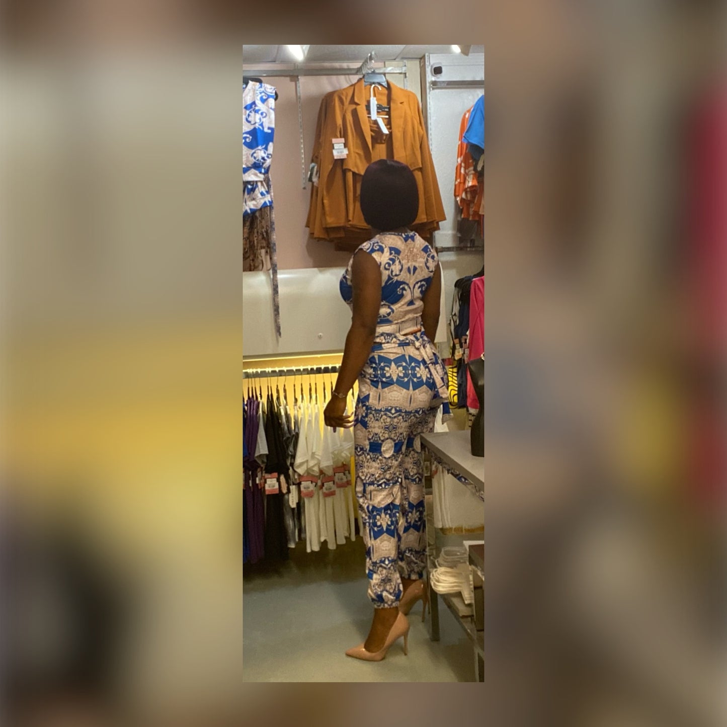Jayna Casual Pants and Crop Top