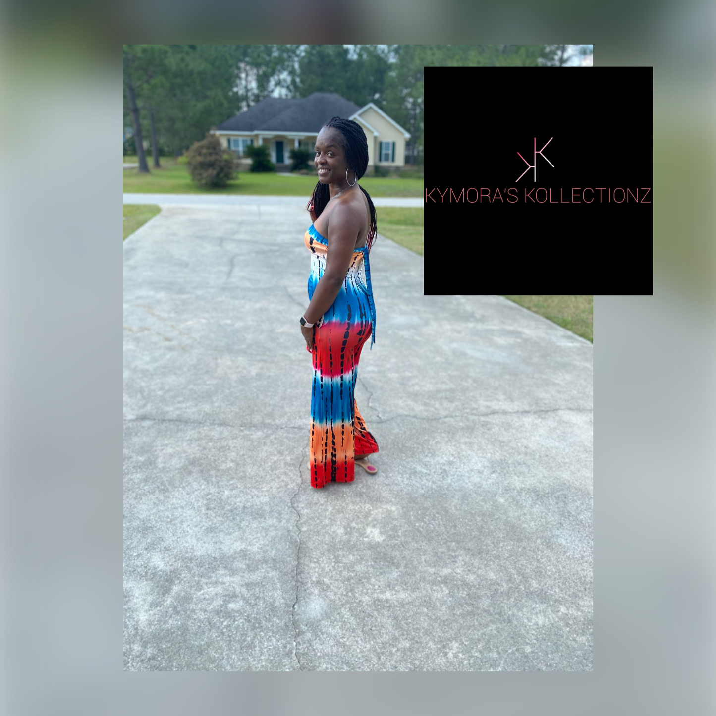 Tie Dye Tube Top Romper