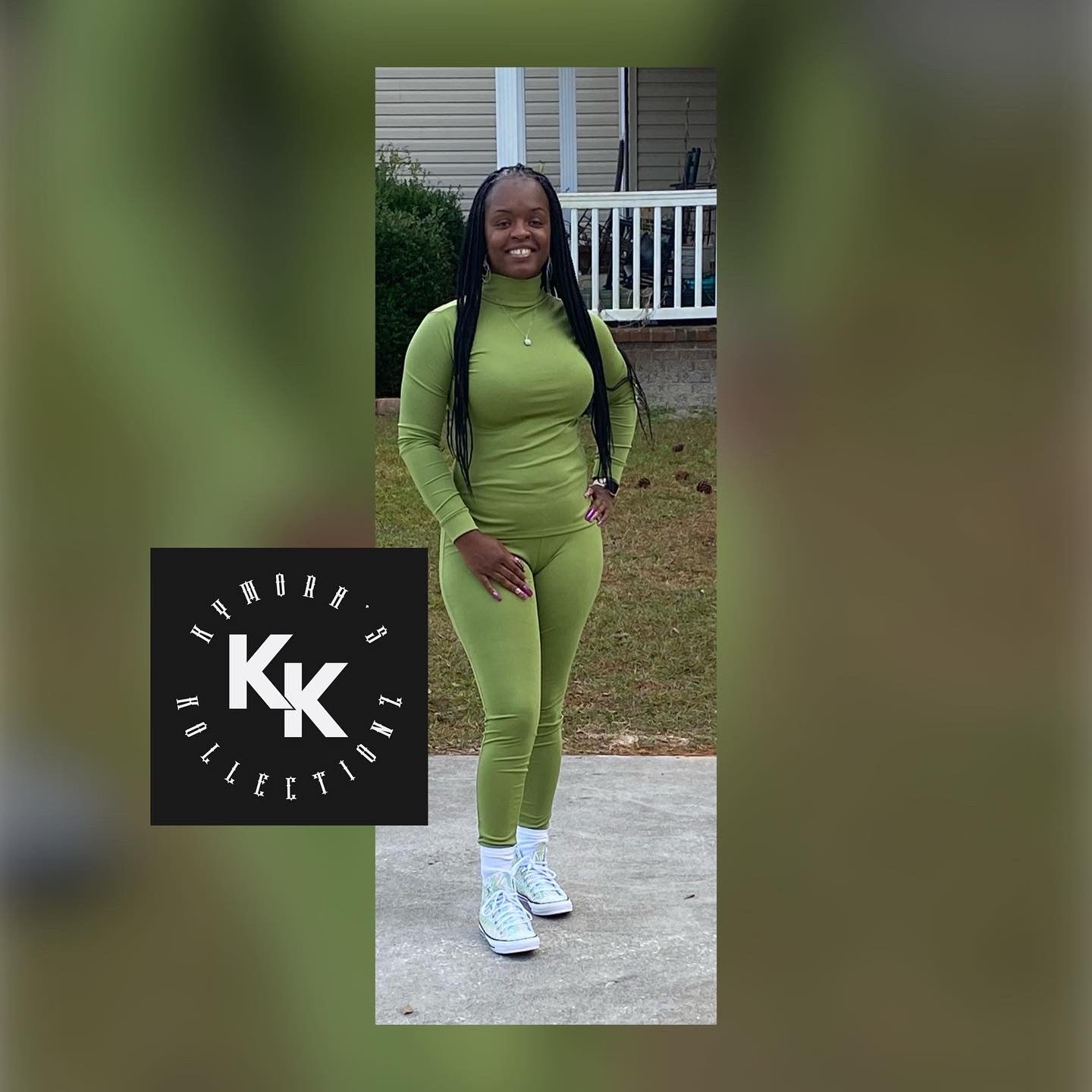 Dynese Green Two Piece