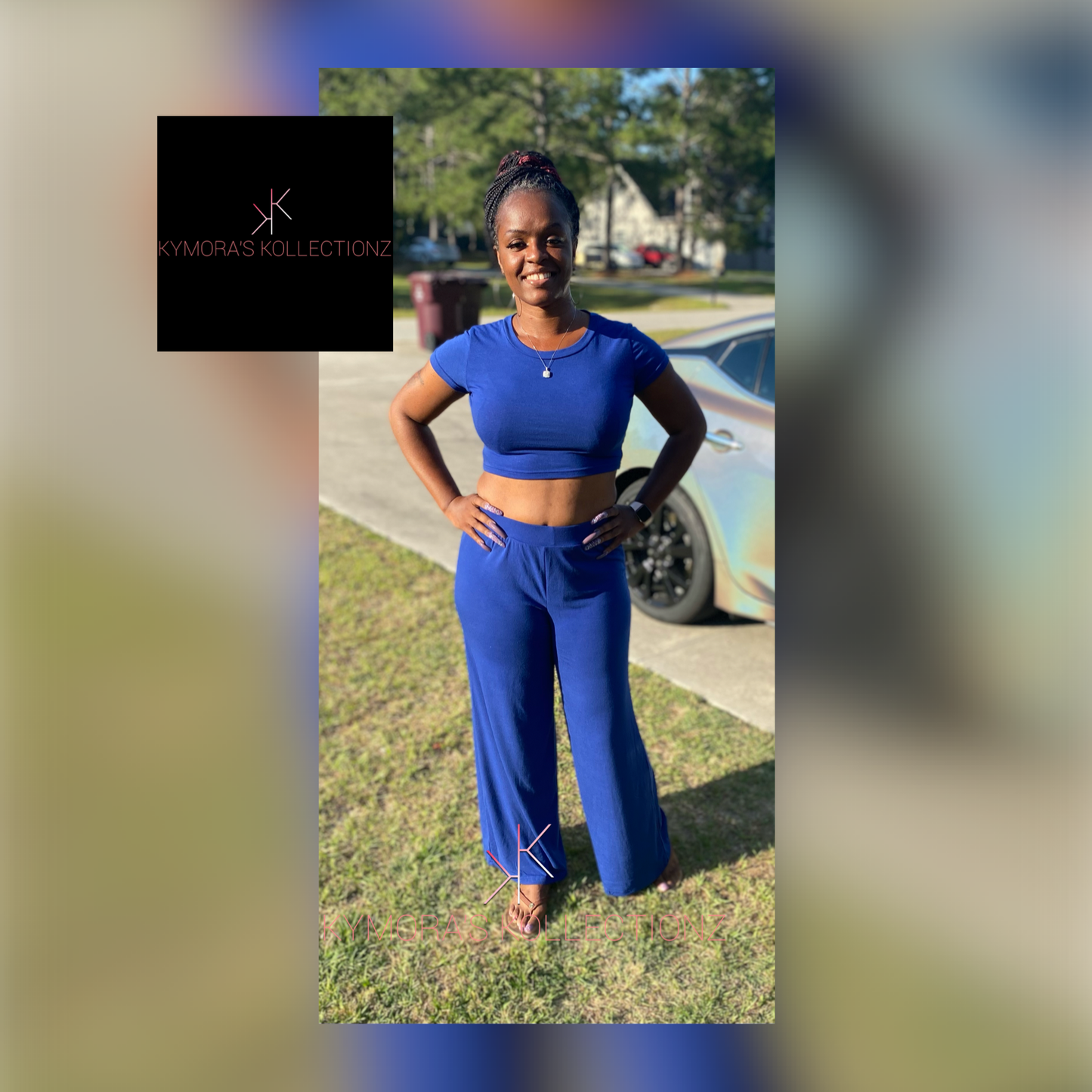 Shayla High Waist Pants Set