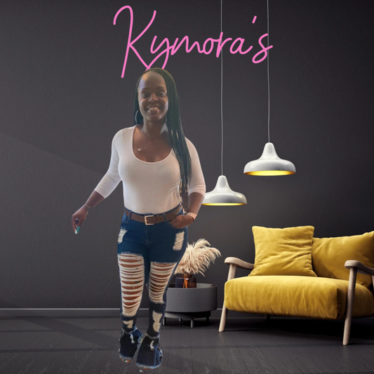 Distressed Boot Cut Jeans