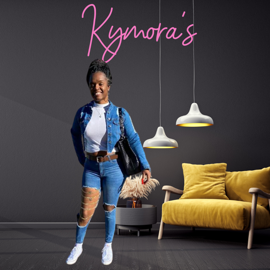 Distressed Chain Jeans