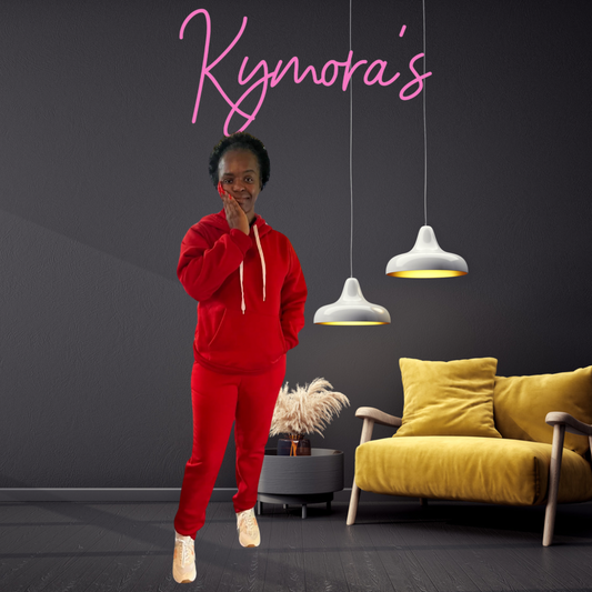 Red Fleece Jogger Set