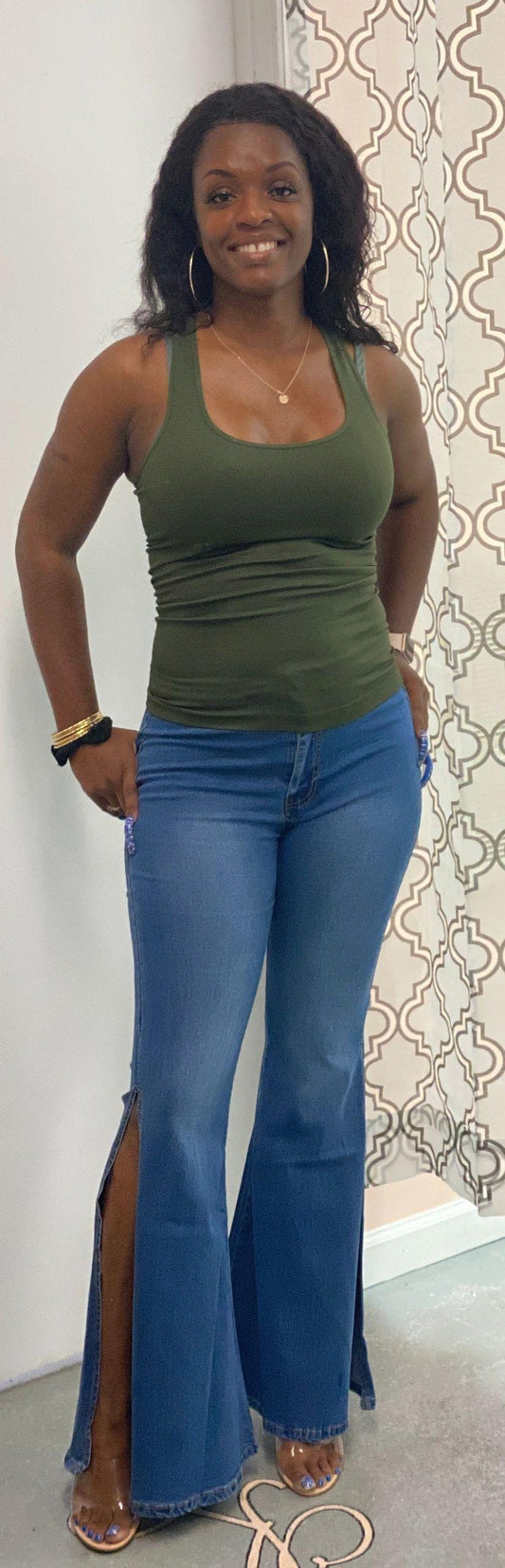 High Waist Bell Bottom