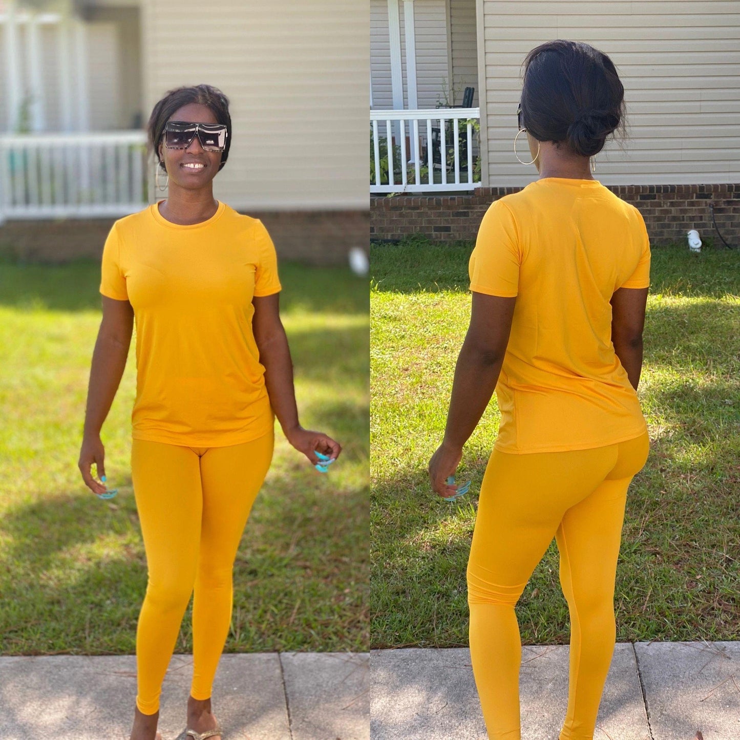 Mango Solid Top and Legging