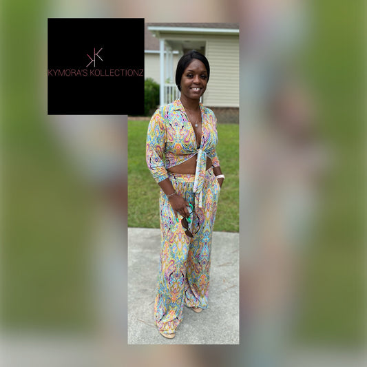 Lauryn High Waist Pants Set