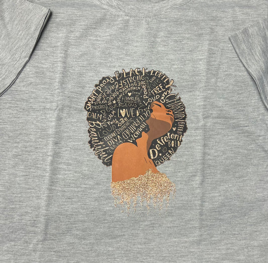 Powerful Black Woman T Shirt